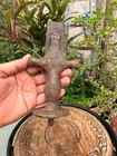 1700 s Old Original Ancient Iron Hand Forged Sword Tulwar Hilt Broken Blade