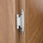 3 8 Inch Inset Cabinet Hinges  50 Pack Self Closing Flush Face Mount Hinges With