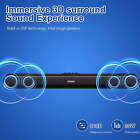 Soundbar With Subwoofer 5 0 Channel Soundbar Wireless Soundbar Bluetooth