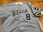 1991-92 Game Worn Utica Blue Sox Minor League Home Jersey  8 - Size 42