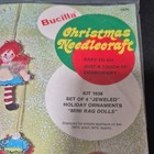 Bucilla Mini Rag Dolls Felt Ornament Kit 1638 Holiday christmas Needlecraft
