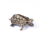 Brass Vintage Turtle Figurine Statue Home Ornaments Animal Figurines Gift Toys