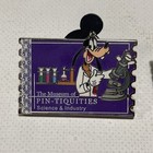 Disney Pin Celebration Set Of 2-museum Of Pin-tiquities Stamp Goofy   Mickey Le