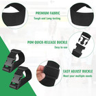2pcs 22 Inch Add A Bag Luggage Straps For Suitcase  Adjustable Suitcase Strap  T