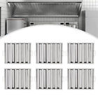 6pcs Stainless Steel Hood Grease Commercial Exhaust Filter Baffle  19 5 x15 5  