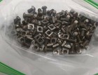 Gilbert Erector Set S-51 1 4  Nickel Screws   Nickel N-21 Nuts Lot Of 50 Each