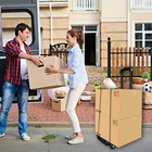 200lbs Folding Hand Truck 4-wheel Portable Trolley Cart Airport Travel Shopping