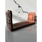 Vintage Carved Adjustable Wooden Book Rack  made In India 
