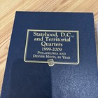 Us Statehood Quarters  P d territories  Dc 1999-2009-whitman Classic Coin Album