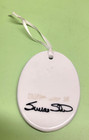 Handpainted Winter Scene Christmas Tree Ornament Signed
