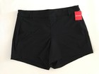 Spanx Black 4  Sunshine Pull On Pockets 4-way Stretch Shorts Womens Medium New