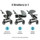 Graco Modes Pramette Stroller  3 In 1 Car Seat Carrier To Stroller  Redmond