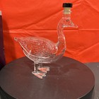 Goose Whiskey Glass Decanter Bottle Liquor Vodka Bar Decor Gift W  Box Stopper