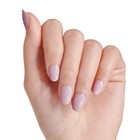 Kiss Salon Color Press On Nails Afternoon Tea Pink Real Short Oval 28 Count