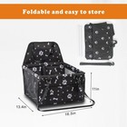Dog Car Seat For Small Dogs  With Upgrade Support Rod  Breathable And Foldabl   