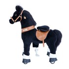Ponycycle Ride On Black Horse Walking Pony For Kids 4-8 Yrs Ux426 Minimal Used