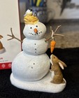 Hallmark Christmas Ornament Nature s Sketchbook Winter White Snowman 2017 Nib