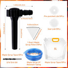 15 Sets Maple Syrup Tree Tapping Kit -  15  5 16  Taps For Maple Trees  44 3ft T