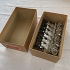 Vintage Farber Brothers Krome Kraft Christmas Tree Candle Holders New In Box