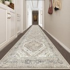 Extra Long Runner Rug For Hallway 2 6x18ft  Oriental Washable Kitchen Runner    