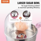 1000w Electric Cotton Candy Machine W  Cover Stainless Steel Bowl   Sugar Scoop