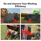 Tractor Bucket Bobcat Clamp On Trailer Hitch 2   Receiver W towing Grab Hooks
