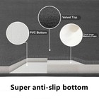 Absorbent Non-slip Soft Bath Mat Memory Foam Pvc Non-slip Backing Universal Rug