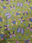 Lot Of 5  Yards Make Believe Butterfly Cotton Fabric