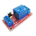 Hiletgo 2pcs 5v One Channel Relay Module Switch With Opto Small  Red