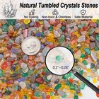 0 5 Lb 230g Colorful Agate Aquarium Fish Tank Gravel Rocks Crushed Stone