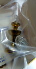 Nib Vintage Wired Clare-bell Brass Hurricane Lamp 1 12 Dollhouse Miniature Light