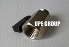 Mini Ball Valve 1 2  Male X Female  Npt Chrome Plated Brass Body 450 Psi   M X F