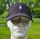 Polo Ralph Lauren Men s One Size Cotton Chino Adjustable Ball Cap Black White