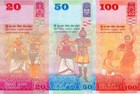  1 Set Of Asia Sri Lanka Unc 20 50 100 Currency Bill Paper Money Banknotes Rupee