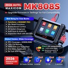 2026 Autel Maxicom Mk808s Bidirectional Car Diagnostic Scanner Tool Key Coding