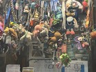 Massive Lot Vintage Keychains Plush Toys Novelty Charms