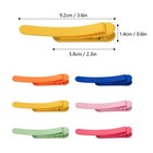 6pcs Silicone Automatic Bookmarks Book Marks Clip Gifts For Reading