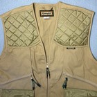 Remington Outdoor Clothing Hunting Vest Mens 2xl Mesh Game Bag Utility Tan Green