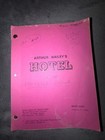 Arthur Hailey s Hotel Original Tv Script -  indentities  - Used On-set Script