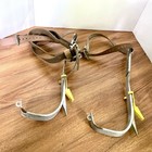 Vintage Buckingham Steel Tree Climbing Spurs Spikes Pair Set -  L  k