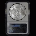 2017  1 Silver American Eagle     Ngc Ms-70     999 First Day Issue Fdoi Mercanti 57