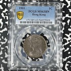 1901 Hong Kong 1 Cent Pcgs Ms63bn Lot g071 Choice Unc 