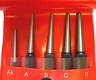 Starrett 5 Piece  Center Punch Set In Case  s117pc   50488