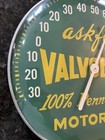 Vtg Valvoline Motor Oil Advertising Thermometer Pennsylvania Gas  oil Mint 