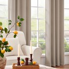 Blackout Linen Curtains 2 Panels Room Darkening Grommet Bedroom 84 l  96 l