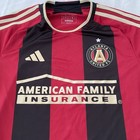 Atlanta United Fc Adidas Mls Home Jersey Red Black American Family Men Small