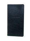 Address Book Pocket Size 3x6 Leather Cover Passwords Graphic Image Navy Blue