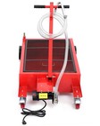 20 Gallon Electric Oil Drain Pan With 110v Pump  Hose Low Profile Oil Drain Cart