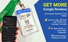 Tapjetpro Custom Logo Google Review Tap Card Nfc   Qr   Acrylic Case   Lanyard