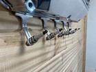 392 Hemi Valve Cover Coat Rack  Finned - Billet Brackets   Spark Plugs  Polished